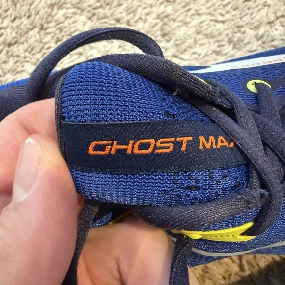 Brooks Ghost Max Running Shoes Mens Size 10.5 Blue Cushioned Road Athletic - Picture 7 of 9